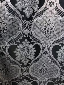 Black-silver jacquard